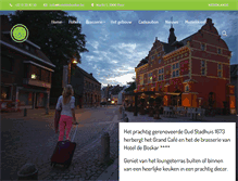 Tablet Screenshot of hoteldeboskar.be